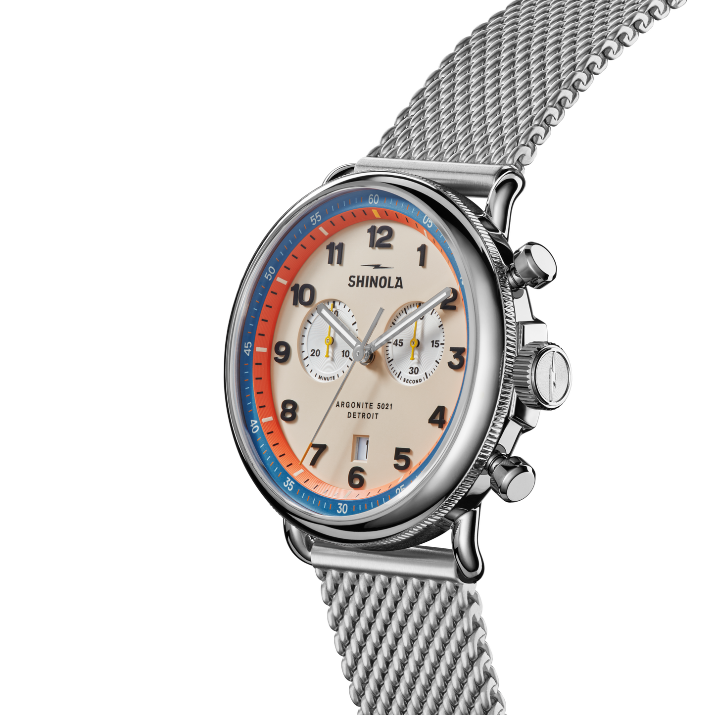 Canfield C56 Chronograph Watch - Cream