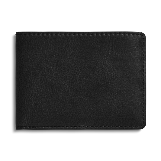 Slim Bifold Wallet - Black