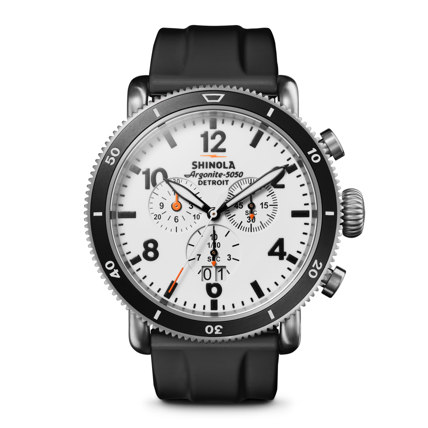 Runwell Sport Chronograph Watch - White