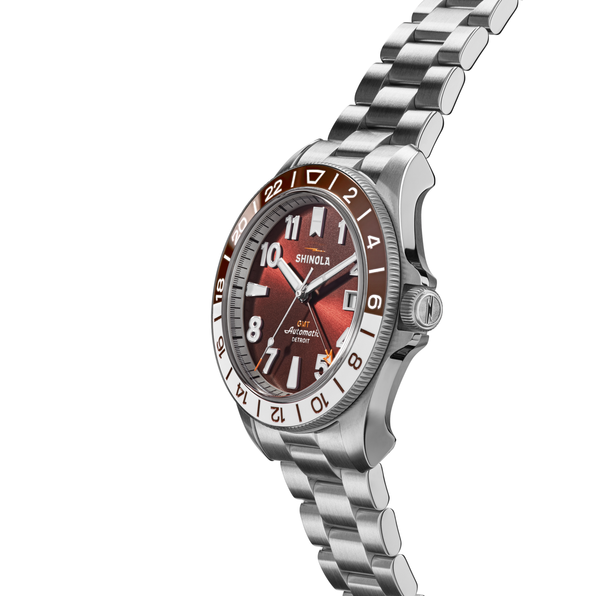 Monster GMT Automatic Watch - Whiskey