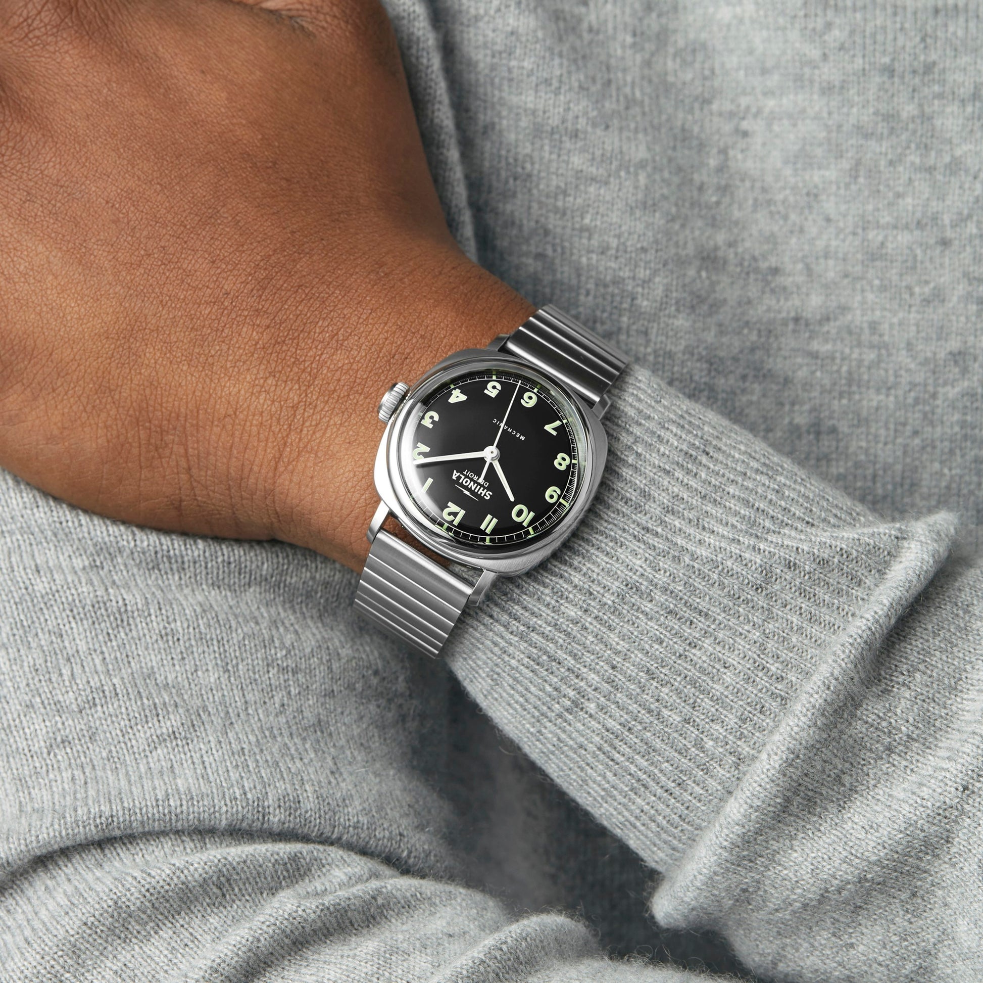 Mechanic Watch - Black/Silver
