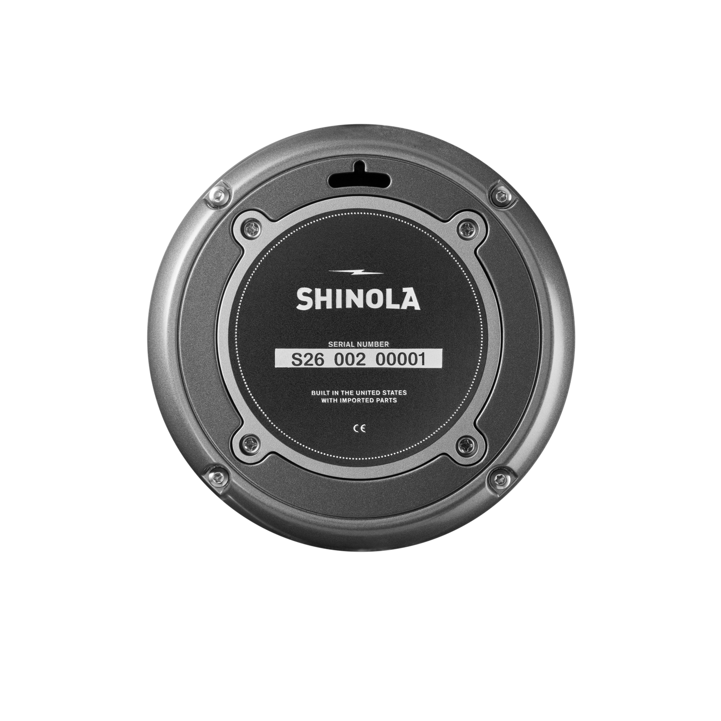 6" Runwell Clock - Dark Gray