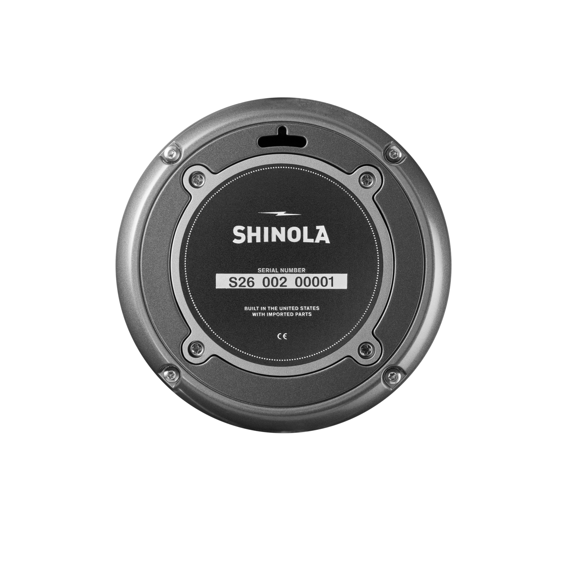 6" Runwell Clock - Dark Gray