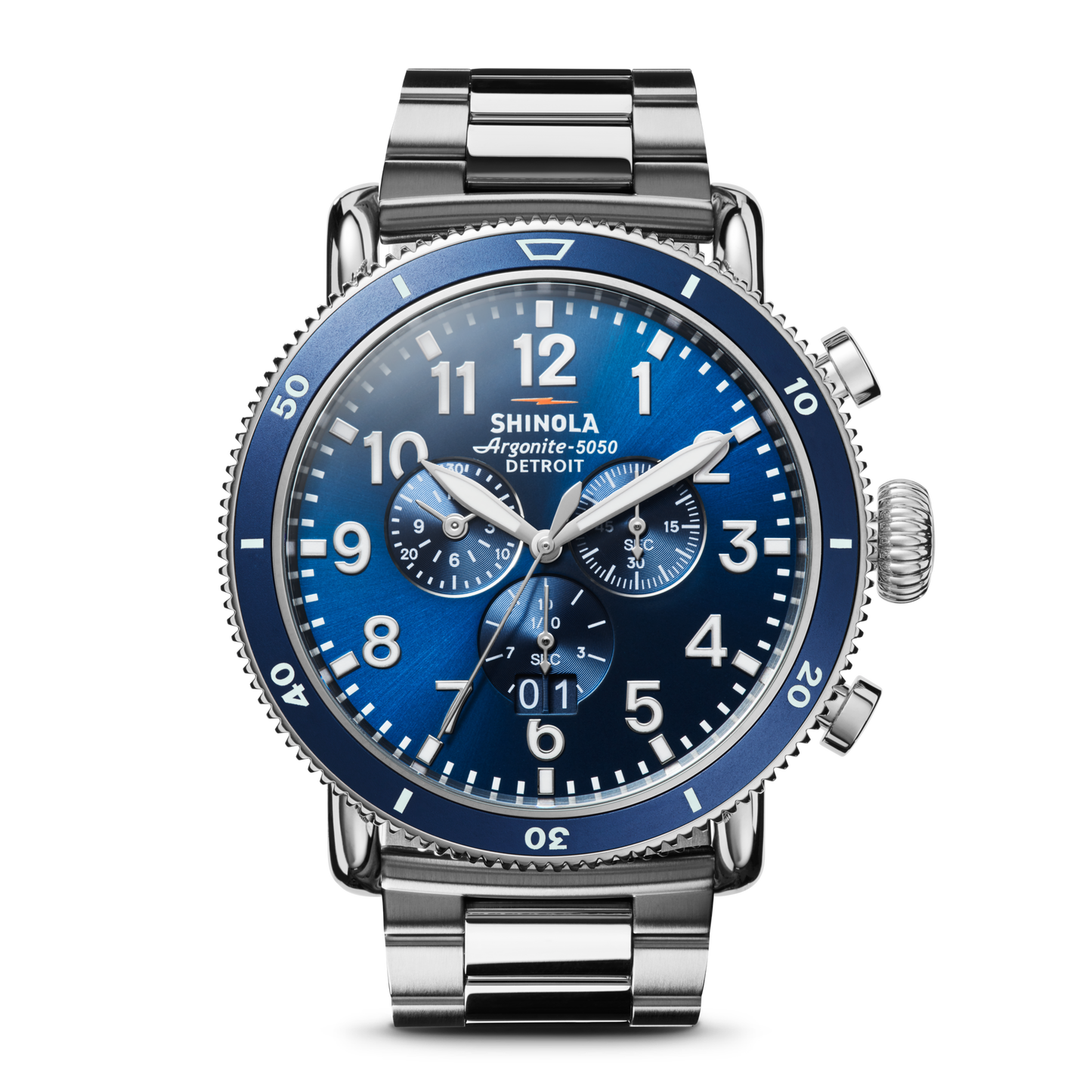 Runwell Sport Chronograph Watch - Midnight Blue