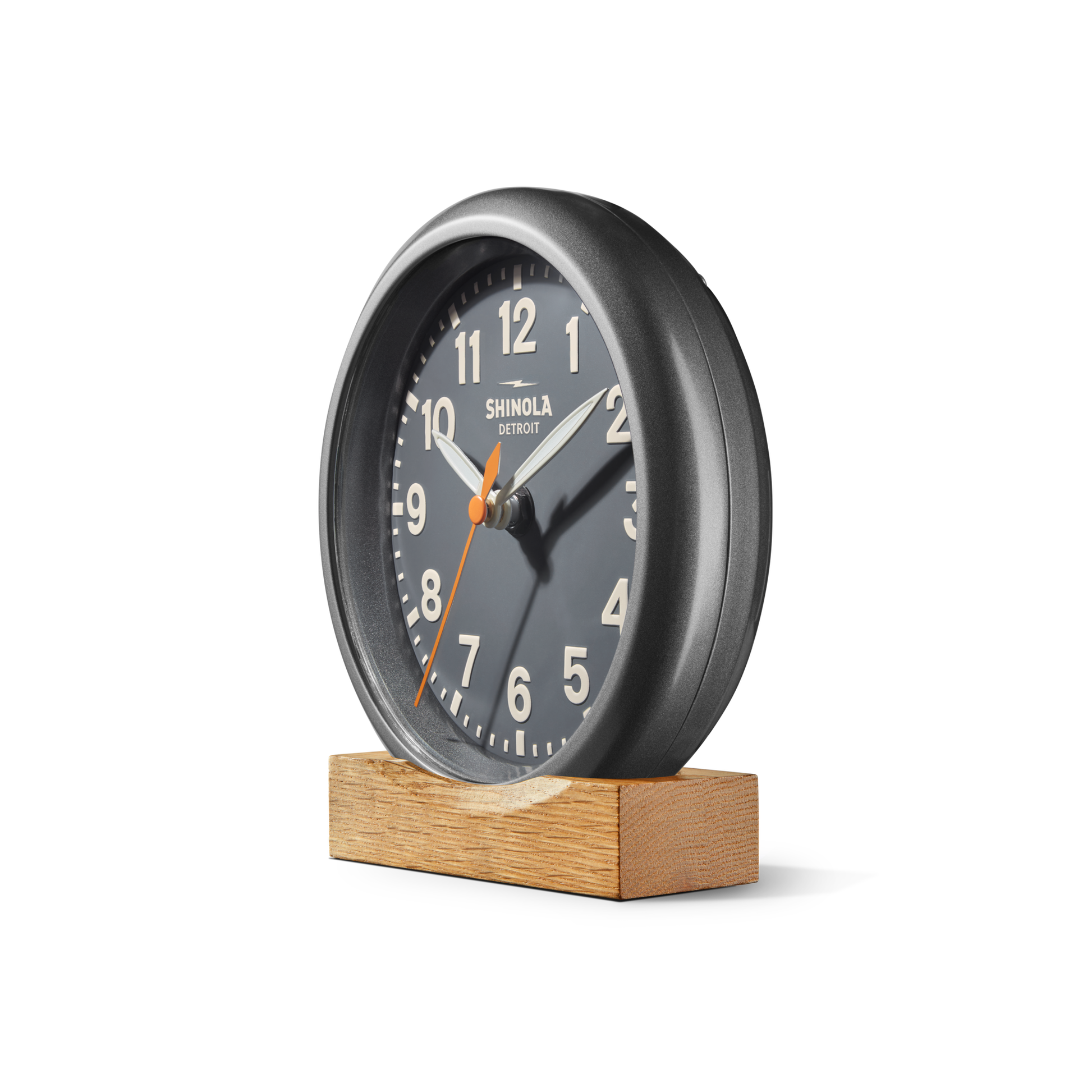 6" Runwell Clock - Dark Gray