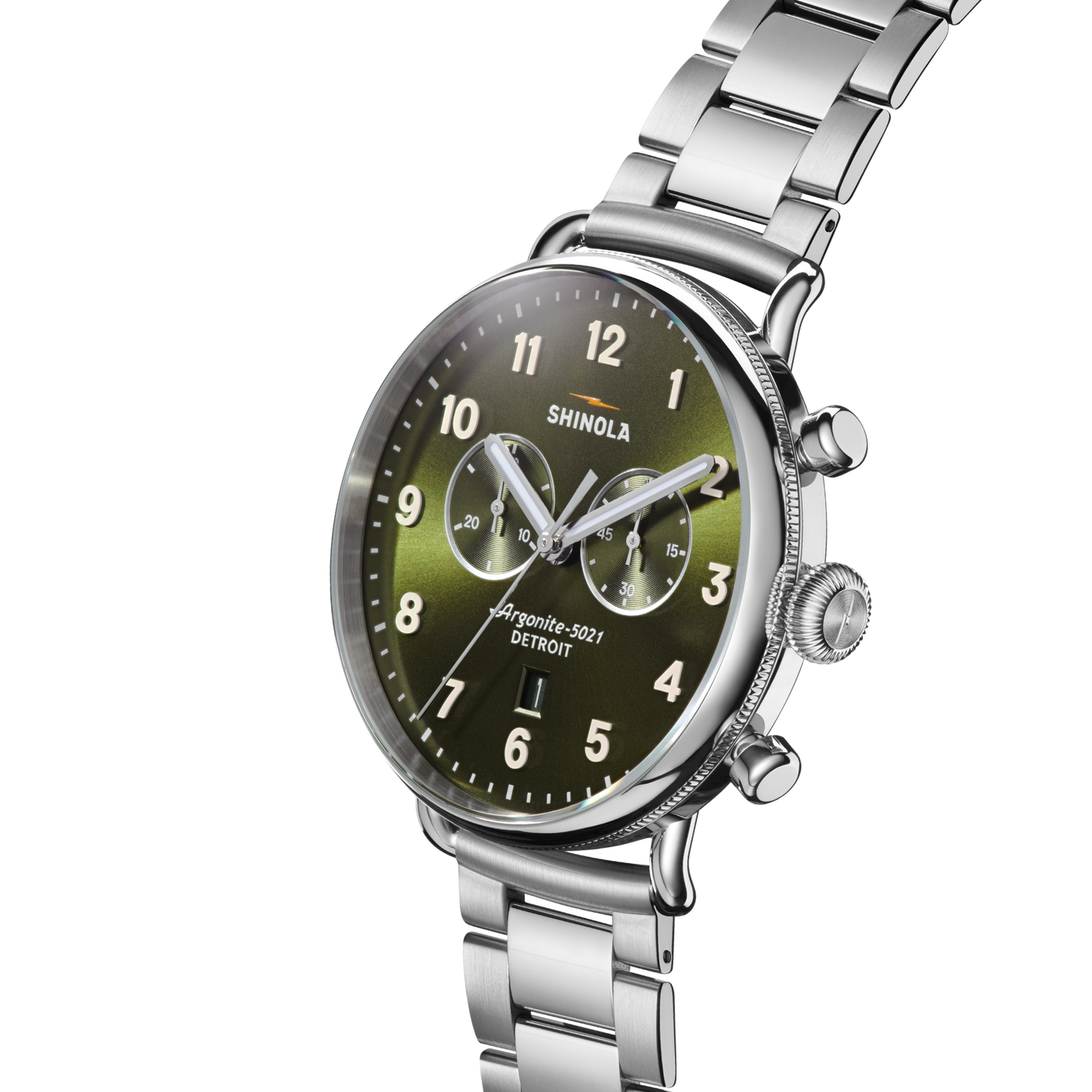 Canfield Chronograph Watch - Dark Olive