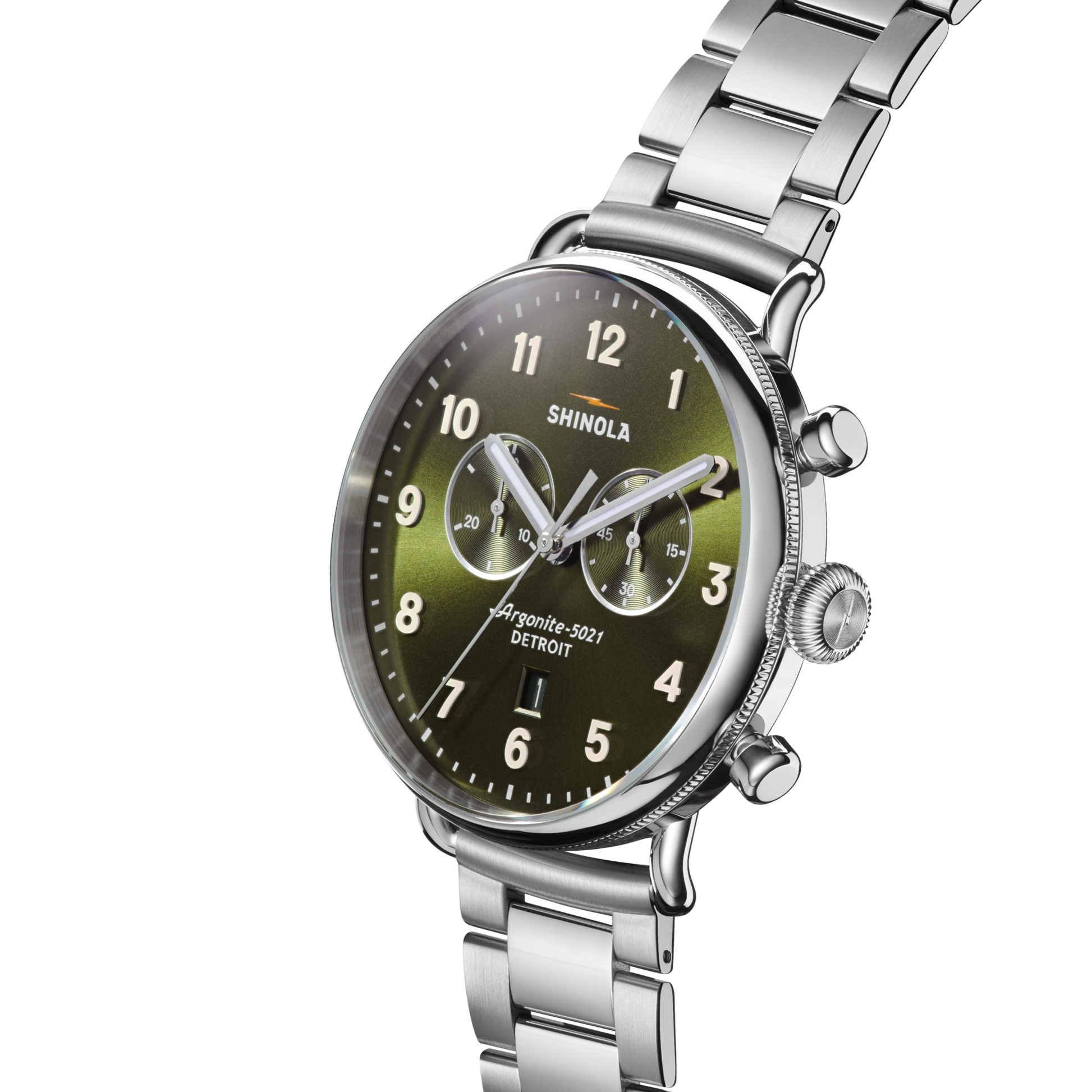 Canfield Chronograph Watch - Dark Olive