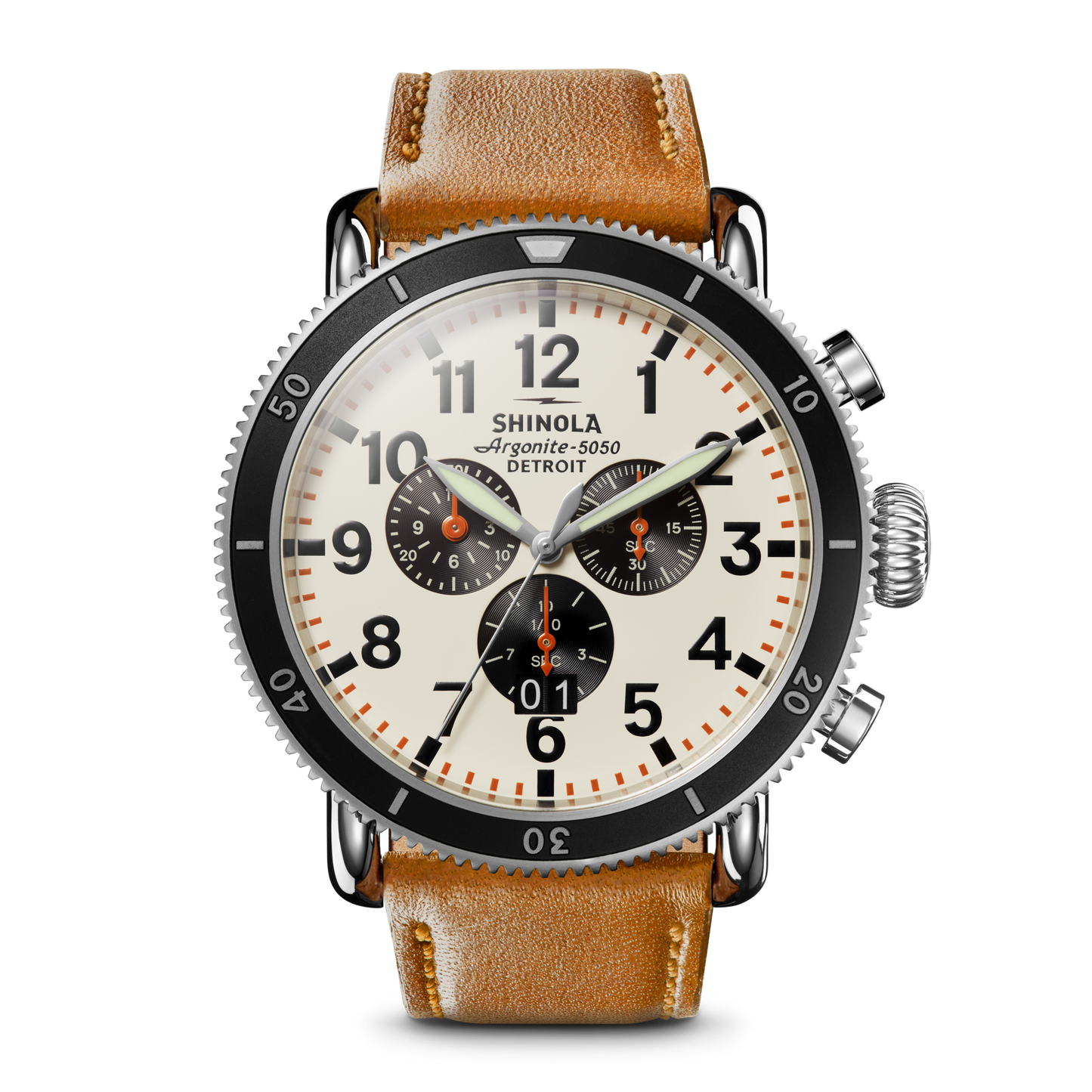 Runwell Sport Chronograph Watch - Ivory