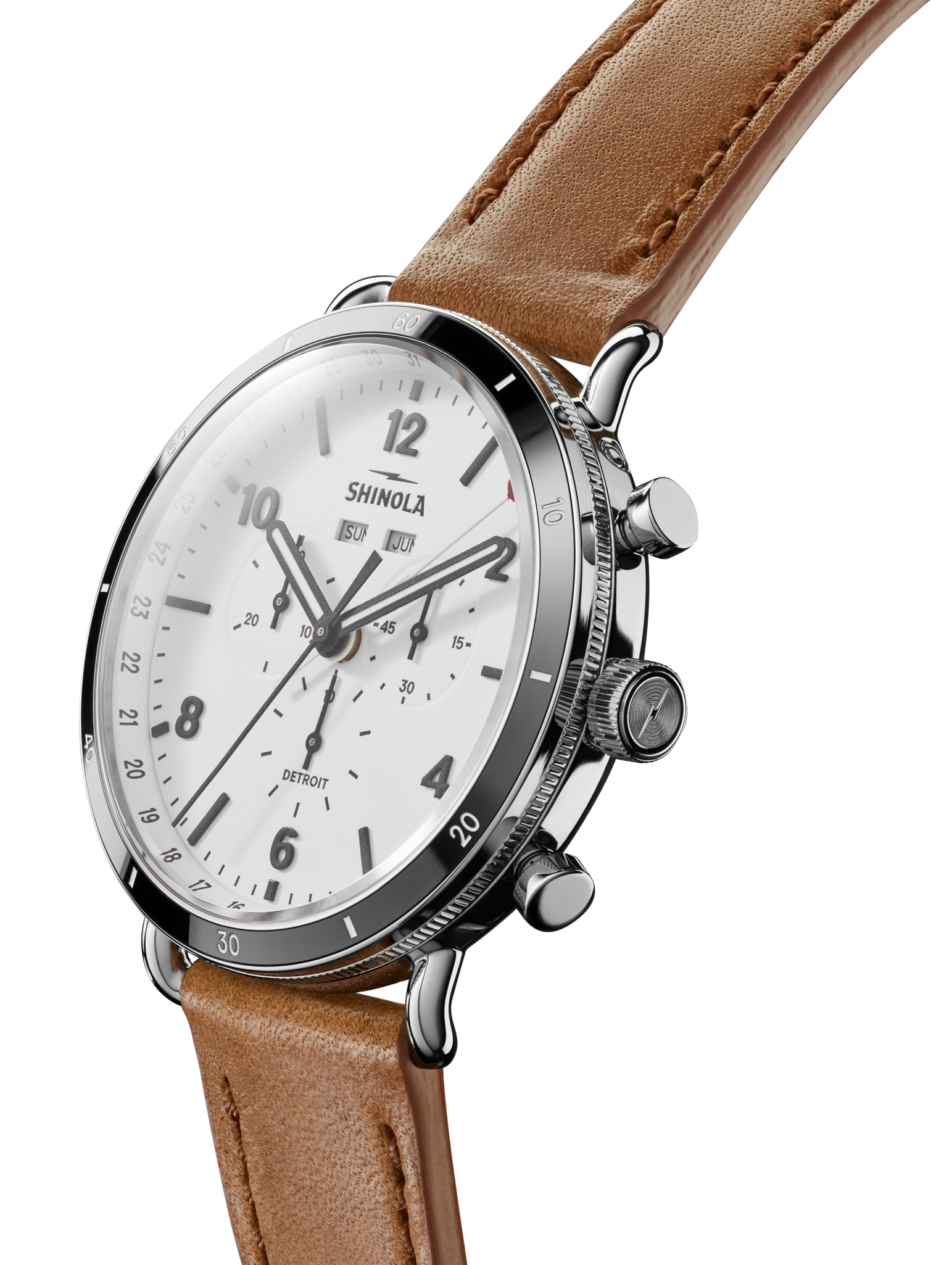 Canfield Sport Chronograph Watch - White