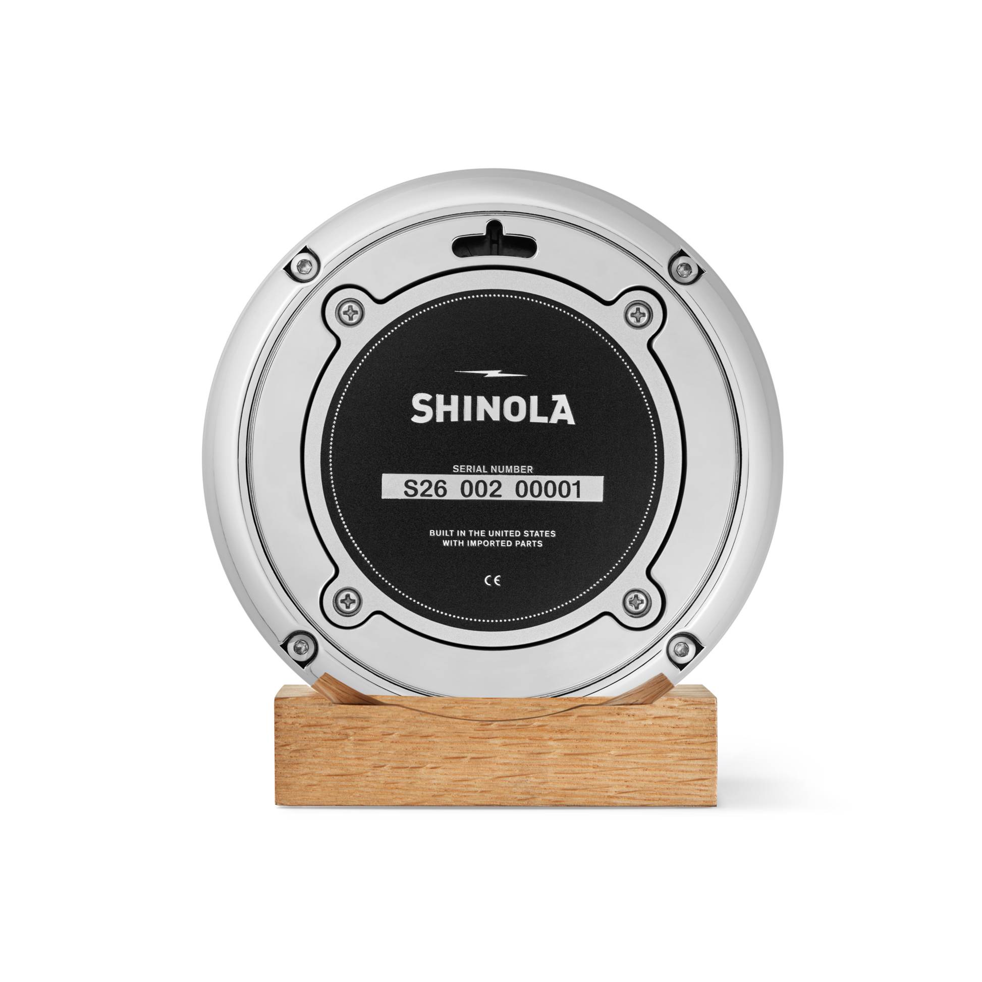 6" Runwell Clock - Black