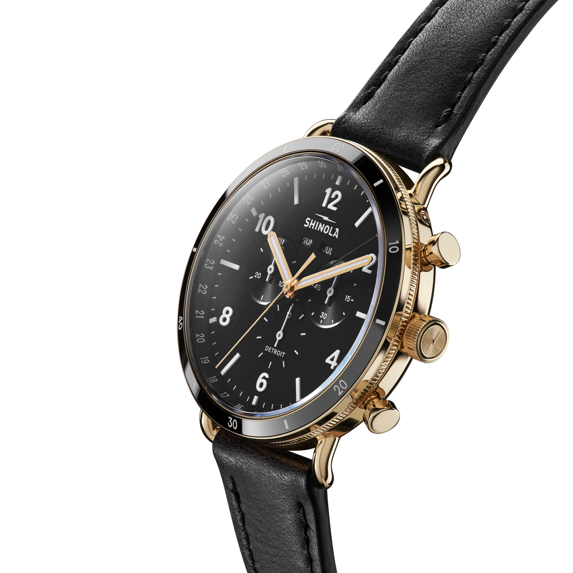 Canfield Sport Chronograph Watch - Matte Black