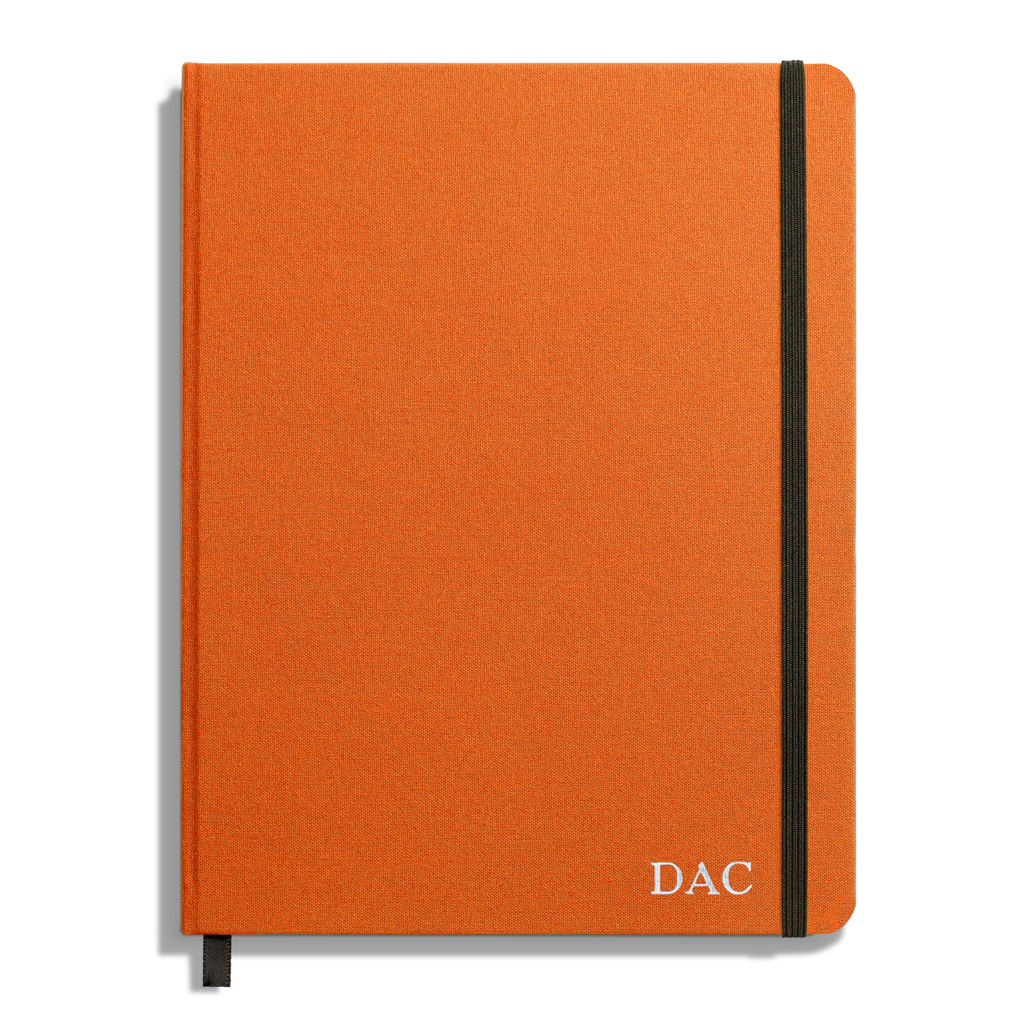 Large Hard Ruled Journal - Bold Orange