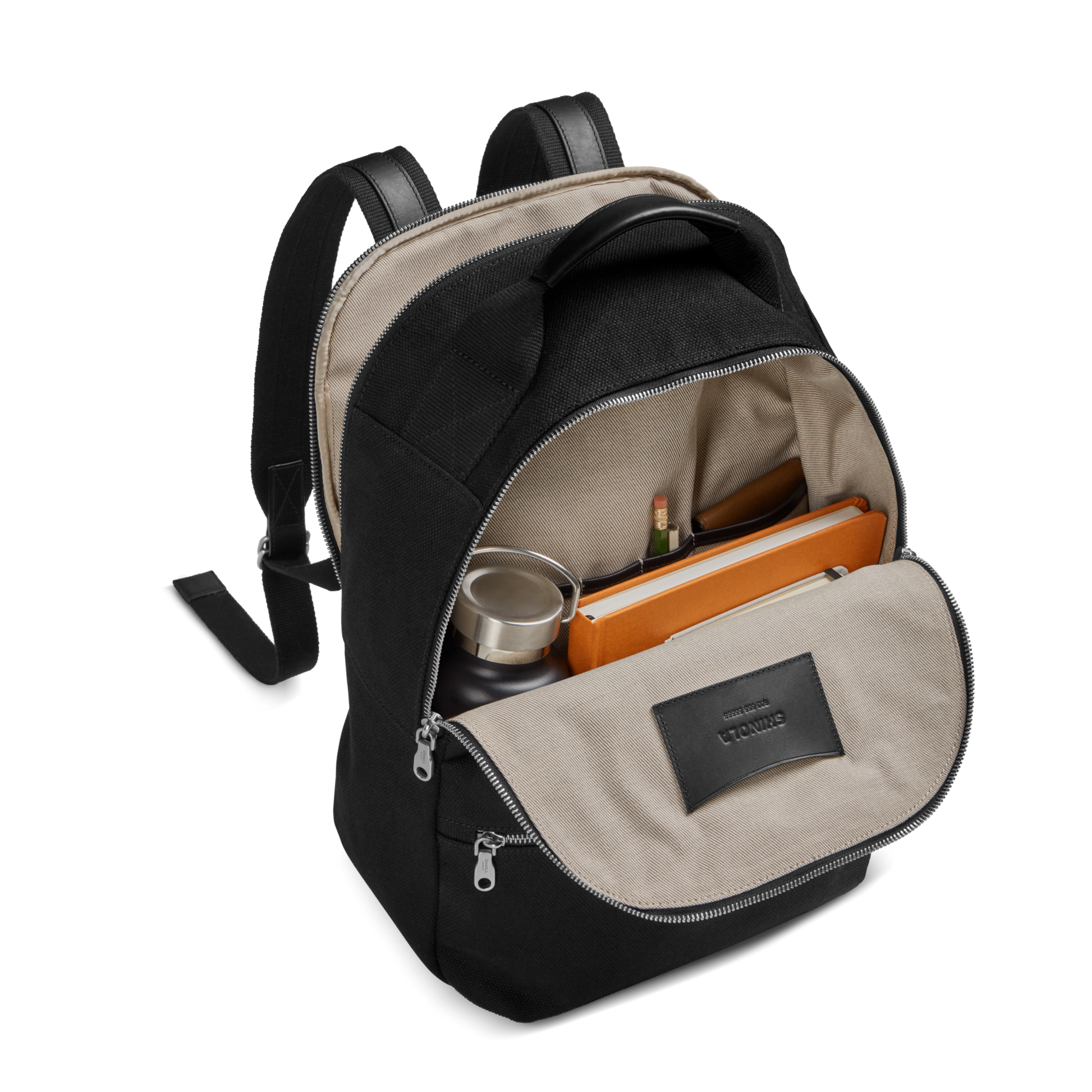 Runwell Canvas Backpack - Black